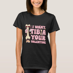 Camiseta Quiero Tibia San Valentín Radiología Ortopédica