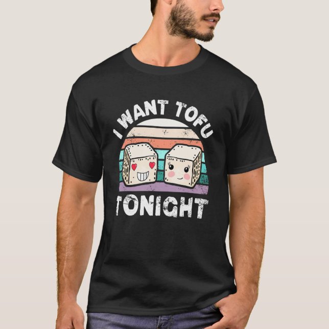 Camiseta Quiero Tofu Esta Noche Dieta Cubierta Tofu Vegan S (Anverso)