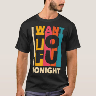 Camiseta Quiero Tofu Esta Noche Veganism Planta Orgánica Ba