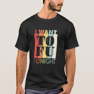 Camiseta Quiero Tofu Esta Noche Vegano Vegetariano Retro