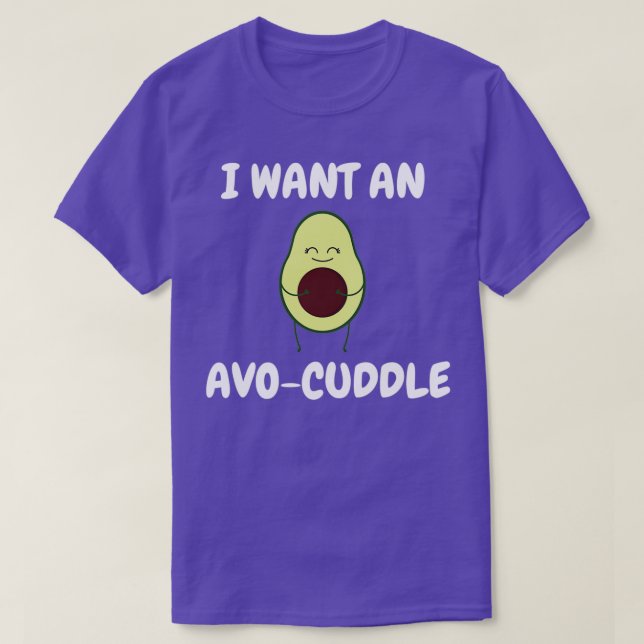 Camiseta Quiero un avo cuddle Cute citas de amante del agua (Diseño del anverso)