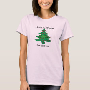 Camiseta Quiero un cocodrilo para el navidad