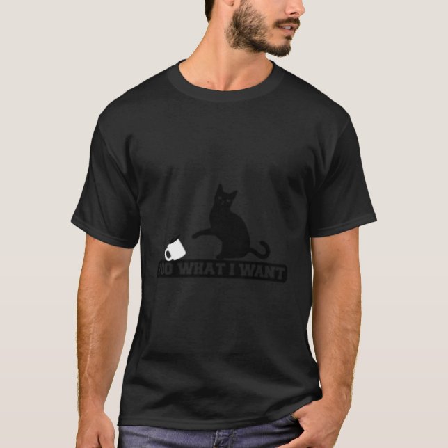 Camiseta Quiero un gato negro (Anverso)