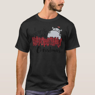 Camiseta Quiero Un Hipopótamo Para Los Navidades Hippo Buff