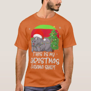 Camiseta Quiero Un Hipopótamo Para Los Navidades Hippo Paja