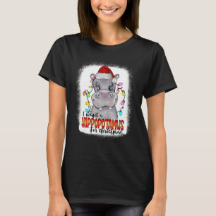 Camiseta Quiero Un Hipopótamo Para Navidades...