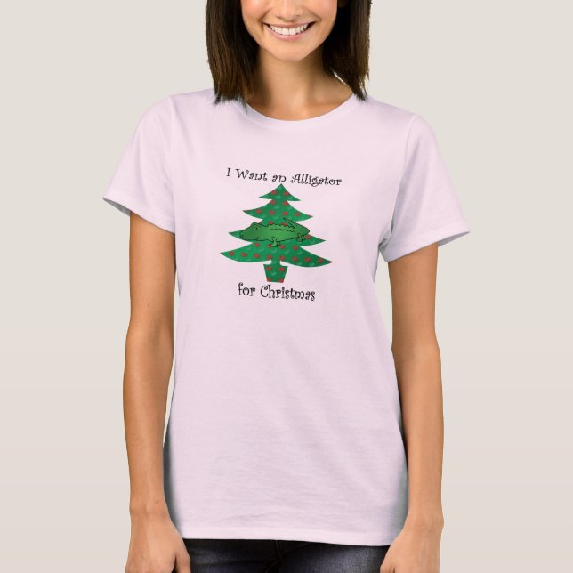 Camiseta Quiero un lagarto para navidades (Anverso)