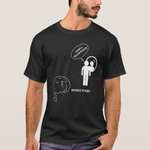 Camiseta Quiero un millón de dólares Regresa a dormir chist