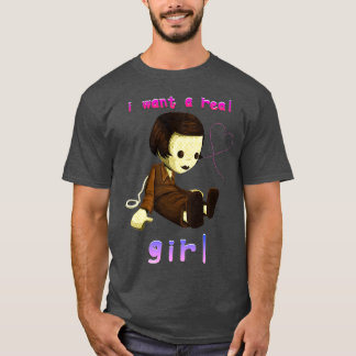 CAMISETA QUIERO UNA CHICA REAL