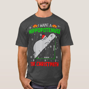 Camiseta Quiero Una Hipopotencia Para Christmath Math Chris