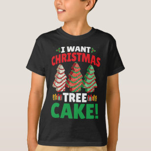 Camiseta Quiero unas divertidas tartas de pasteles de Navid