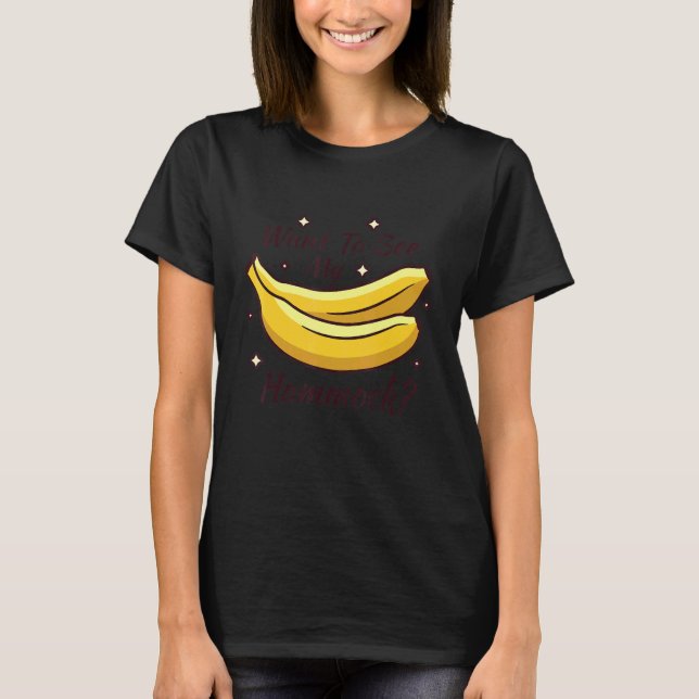 Camiseta Quiero Ver Mi Chiste De Papá Banana Hammock (Anverso)