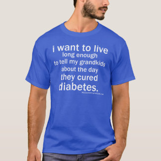 Camiseta Quiero vivir bastante tiempo para una curación