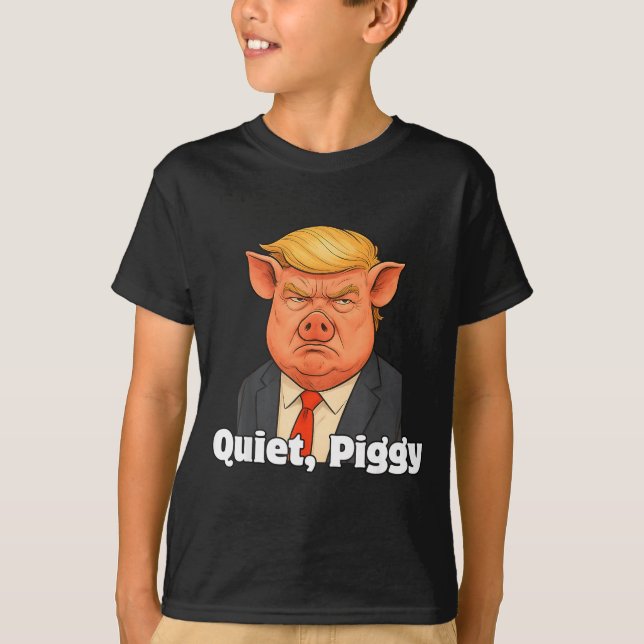 Camiseta Quiet Ggy Snarky Litical G Joke Design  (Anverso)