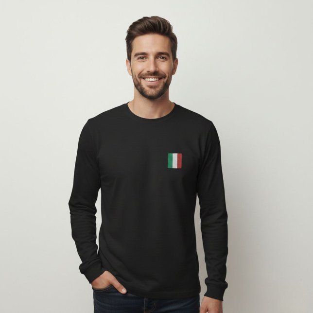 Camiseta Quiet Luxury Black Long Sleeve Logo Italy (Subido por el creador)