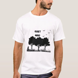 Camiseta Quiet Mind T-Shirt – Forest Wellness for Overthink