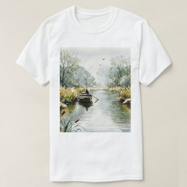 Camiseta Quiet river (Diseño del anverso)