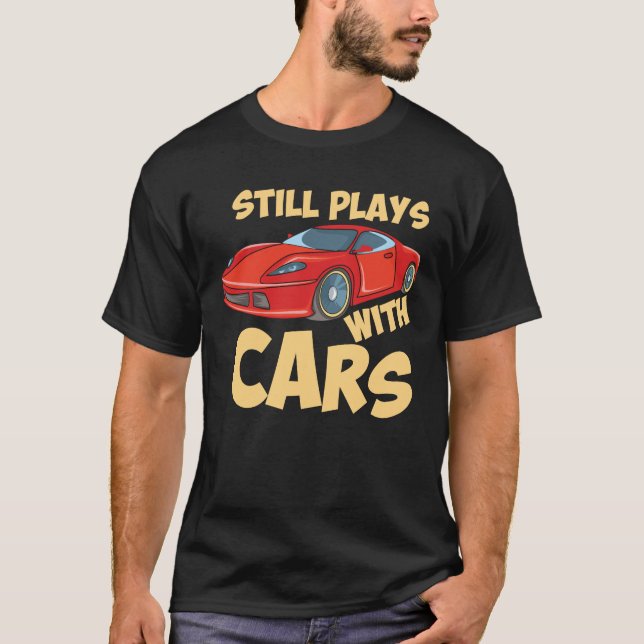 Camiseta Quieto Plays With cars (Anverso)