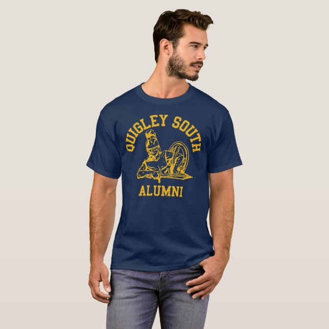 Camiseta Quigley Sur Alumni Frente y Dorso (Anverso completo)