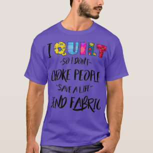 Camiseta Quil Seamstress Quilter Quilter Quilter Cita Graci