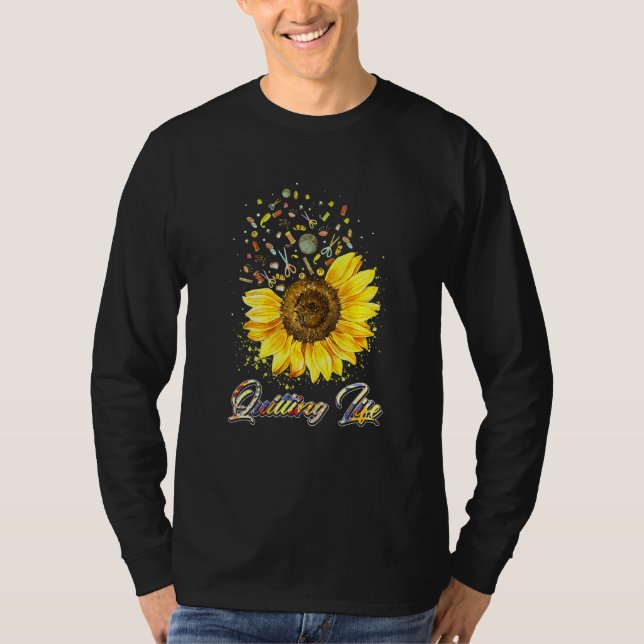 Camiseta Quillar la vida amor Sun Flower (Anverso)
