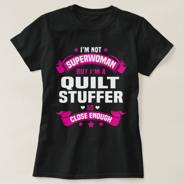 Camiseta Quilt Stuffer (Diseño del anverso)