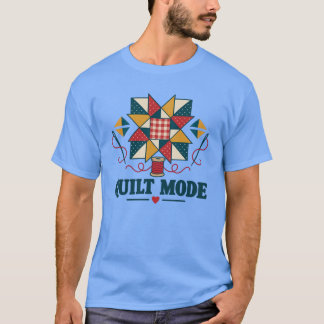 Camiseta Quilter de Parche de Modo de Colcha