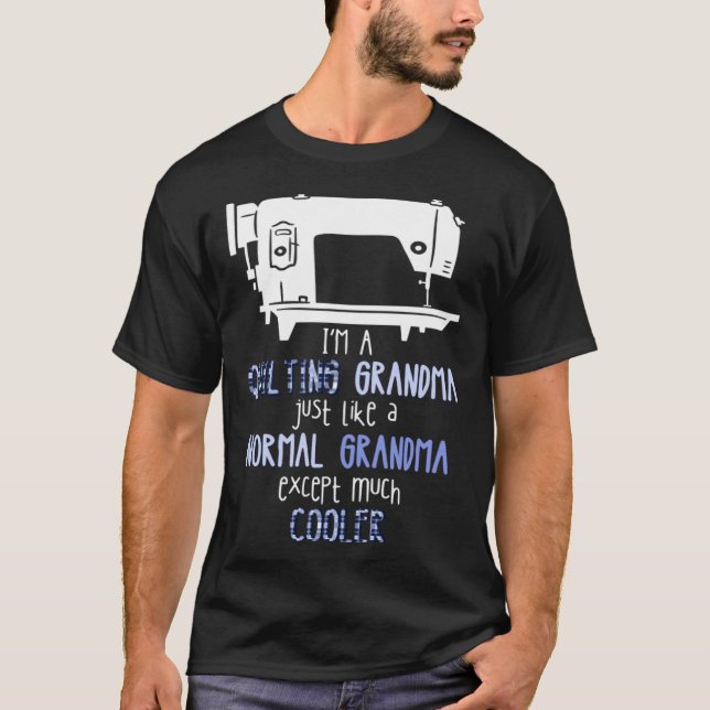 Camiseta Quilter Knitter Quilter Sewer Quilt Sewin (Anverso)