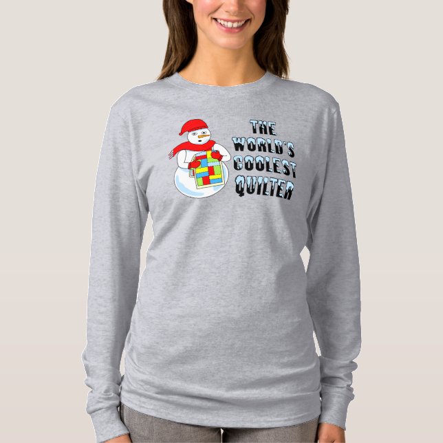 Camiseta Quilter más frío (Anverso)