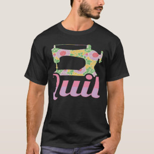 Camiseta Quilter Quilter Trama de máquina de coser Gran Día