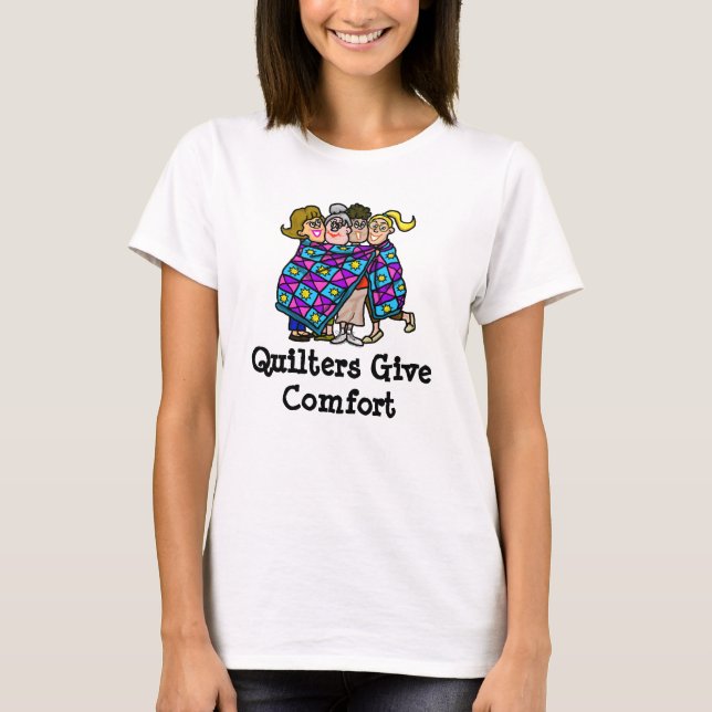 Camiseta Quilters Give Comfort T-shirt (Anverso)