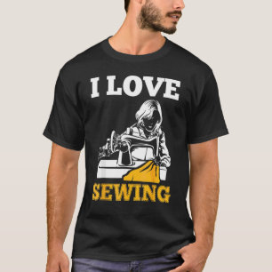 Camiseta Quilting Cote Scoser Tejido Sewerperson I Love Se
