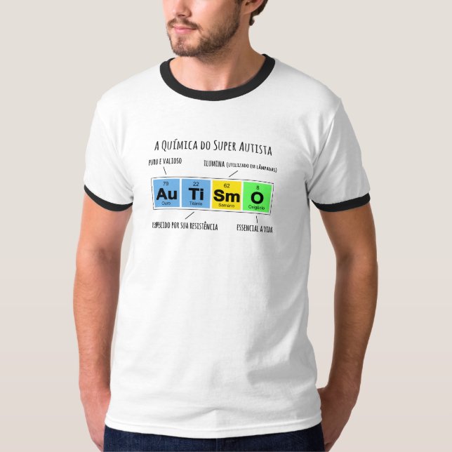 Camiseta Química Autismo (Anverso)