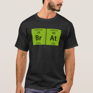 Camiseta Química Brat Funny Para Hombres Mujeres
