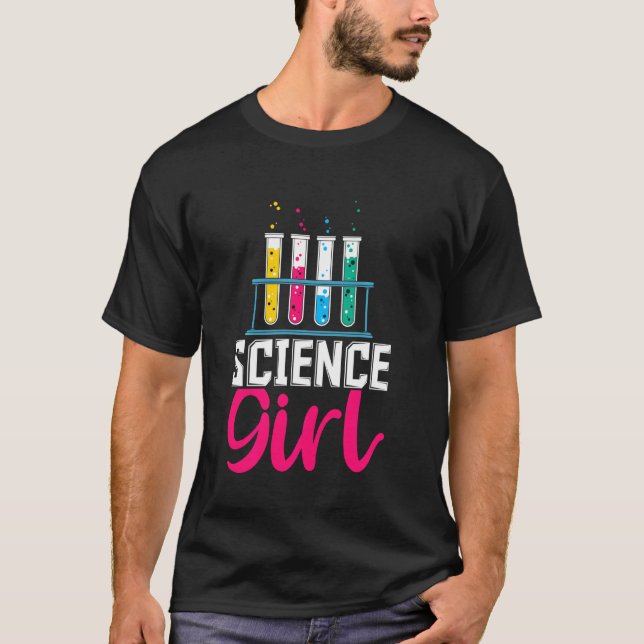 Camiseta Química Chicas de ciencias químicas nerviosas muje (Anverso)