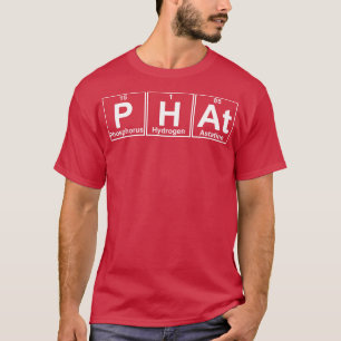 Camiseta Química científica de elementos de la PHAt