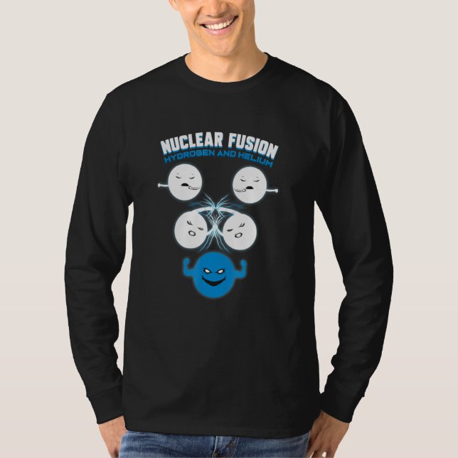 Camiseta Química científica química fusión nuclear (Anverso)