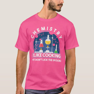 Camiseta Química Cocina Física Laboratorio Friki Genial