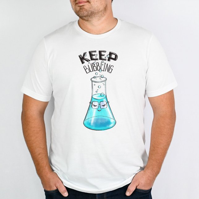 Camiseta Química Cute Funny Carácter Nerdy Lab (Subido por el creador)