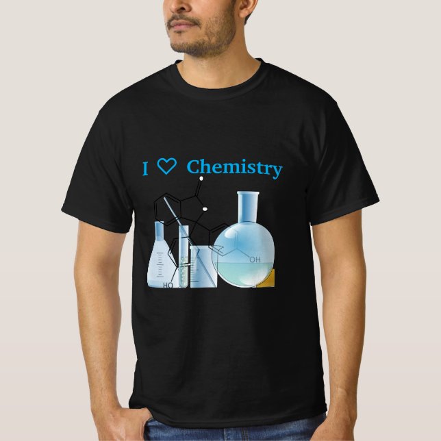 Camiseta Química de equipos de laboratorio (Anverso)