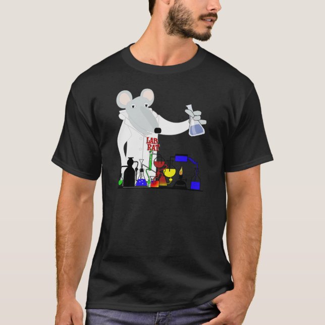 CAMISETA QUÍMICA DE LA RATA DEL LABORATORIO (Anverso)
