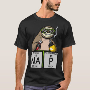 Camiseta Química de la siesta del perezoso