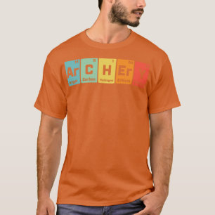 Camiseta Química de tiro con arco para hombres mujeres Chic