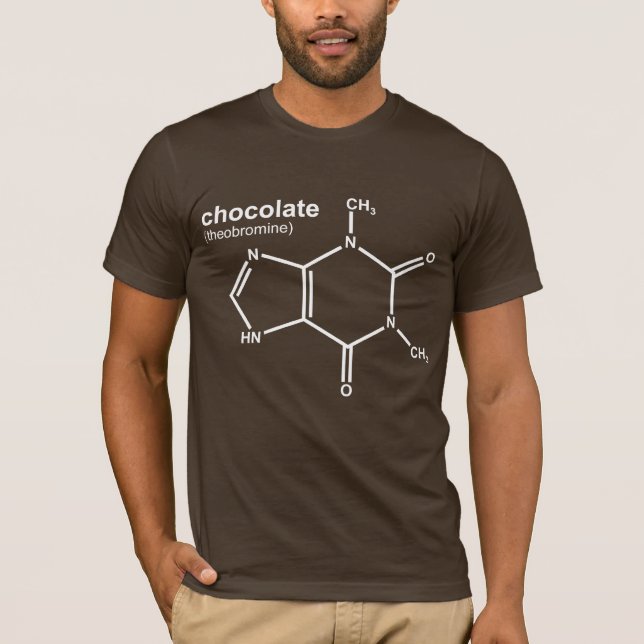 Camiseta Química del chocolate (Anverso)
