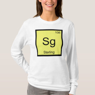 Camiseta Química del nombre Sterling Elemento Tabla periódi