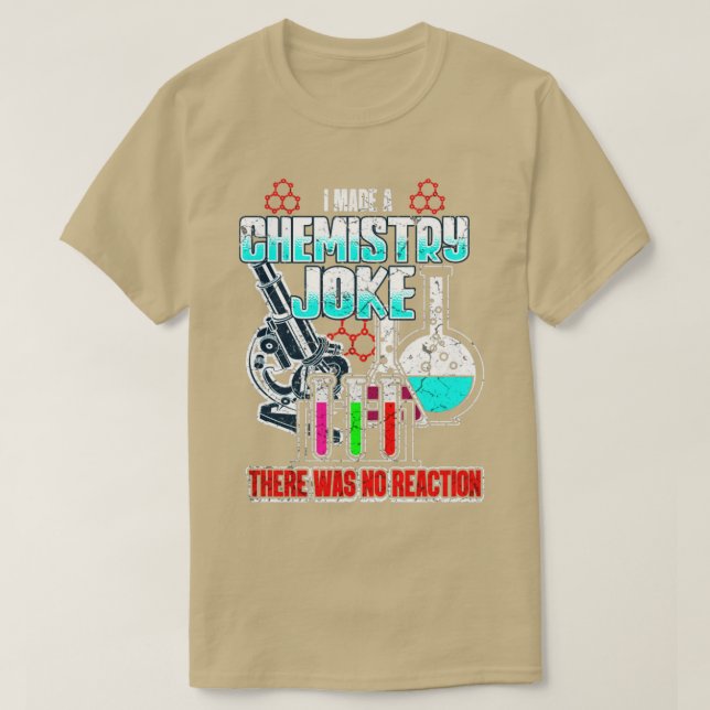 Camiseta Química divertida (Diseño del anverso)