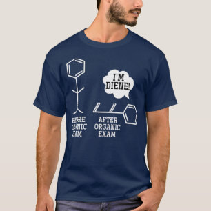Camiseta Química divertida de regalo de examen orgánico