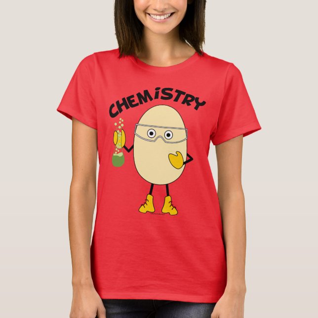Camiseta Química Egghead Textos (Anverso)