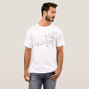 Camiseta Química Guay de la molécula del amor de la