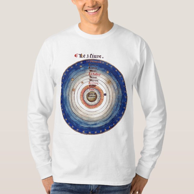 Camiseta Química medieval Alquimia Astrología Astronomía (Anverso)